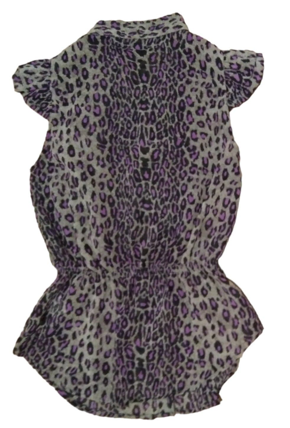 Size Medium Leopard Print Blouse - Thumbnail 2