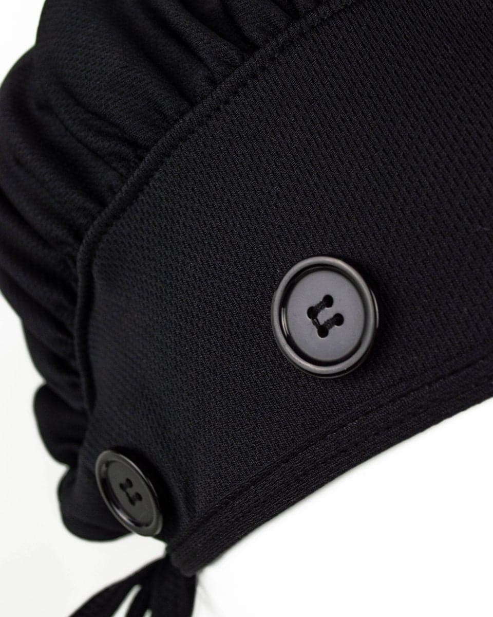 NEW Black Ear Relief Bouffant Cap by Equipe - Thumbnail 4