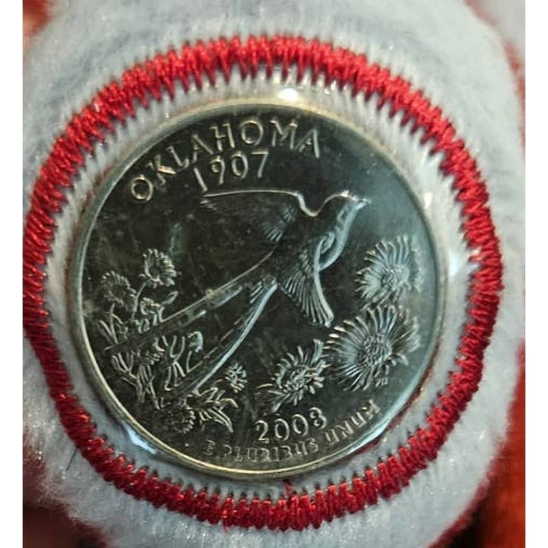 OKLAHOMA #46 Coin Bear Limited Treasures Collectible Uncirculated Quarter - Thumbnail 4