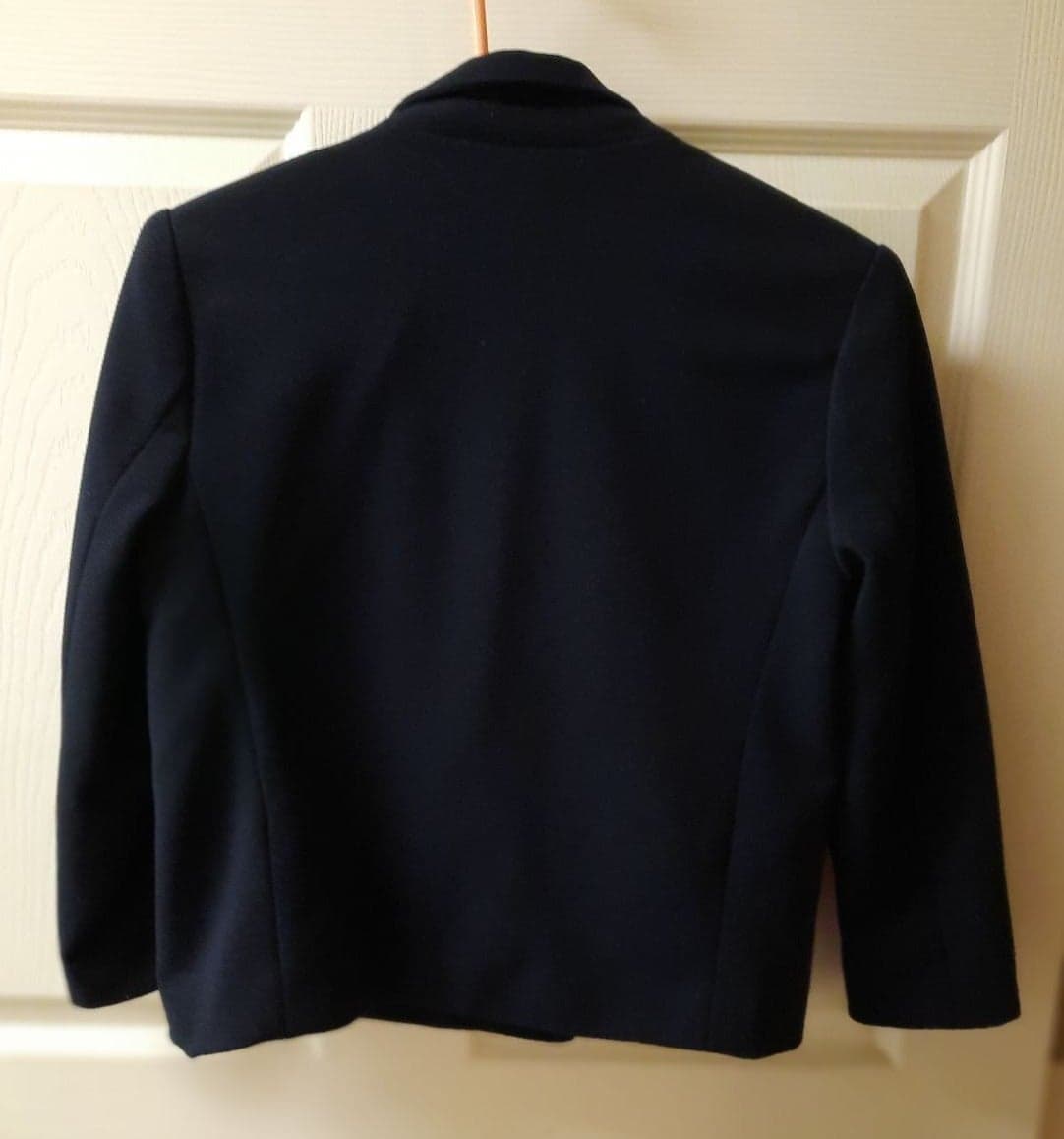 Juniors Navy Blue Blazer - Thumbnail 2