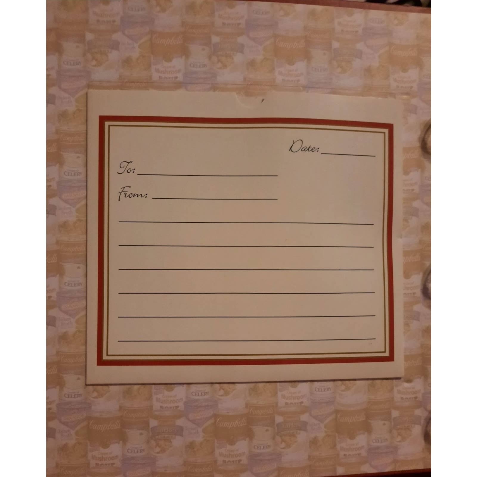 Campbell's Family Traditions Recipe Binder - Thumbnail 2