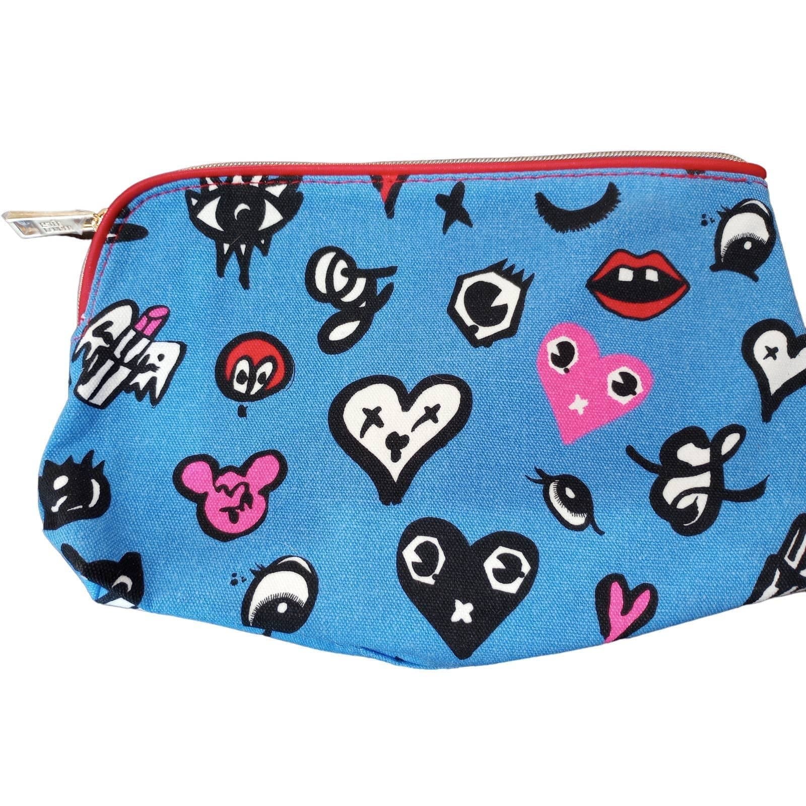 Estee Lauder Quentin Jones Collab Designer Makeup Bag Zipper Pouch Pop Art - Thumbnail 2