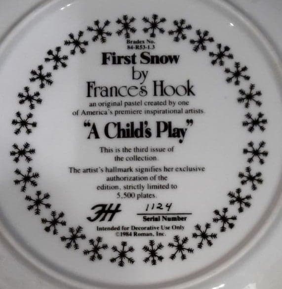 First Snow Collectors Plate - Thumbnail 3
