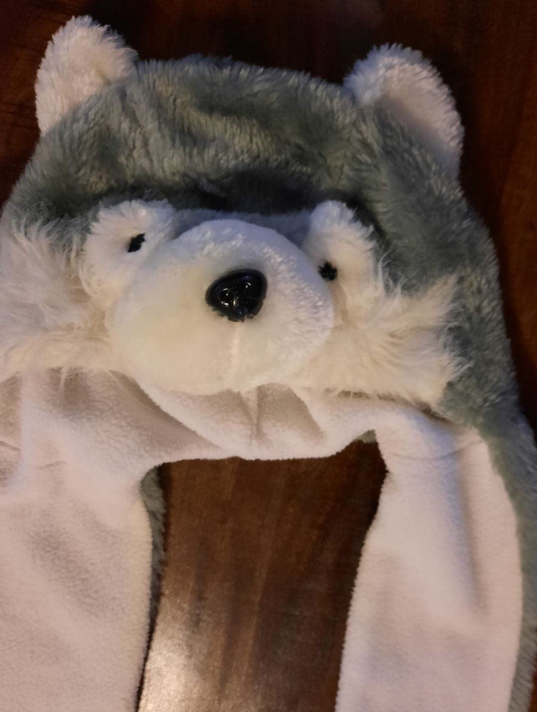 Wolf Novelty Hat with Scarf and Kids and Adults One Size with Mittens - Thumbnail 2