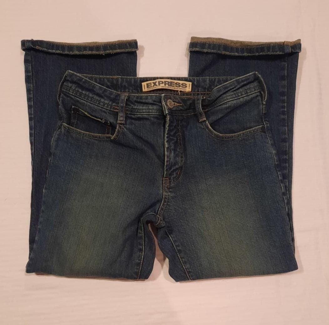Express Precision Fit Capri Jeans - Thumbnail 2
