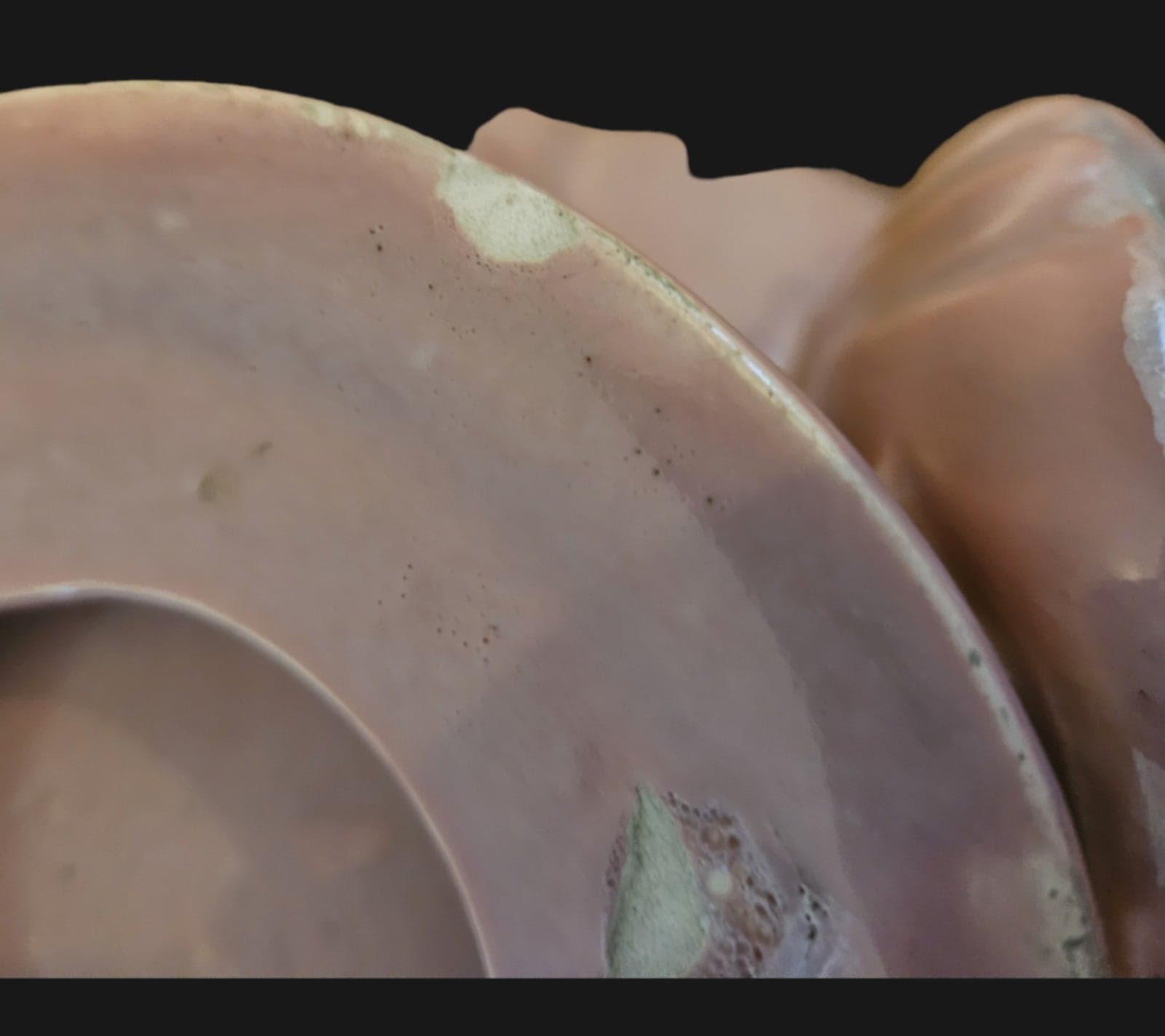 Royal Haeger Midcentury 1950’s Mauve Agate Pottery Planter Vase - Thumbnail 11