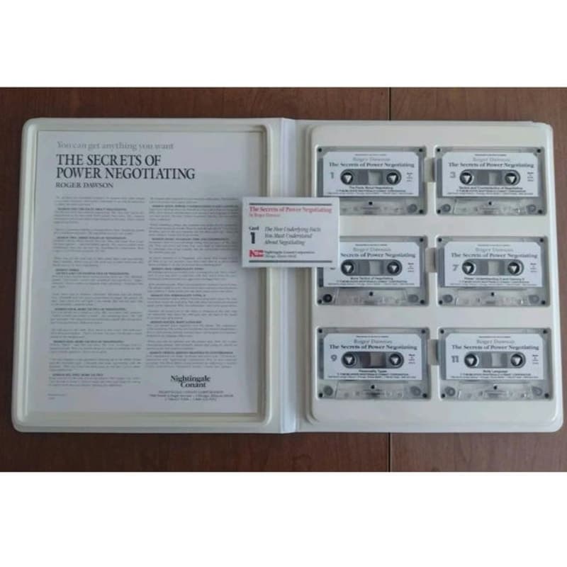 The Secrets of Power Negotiating by Roger Dawson CASSETTE FORMAT VTG - Thumbnail 6