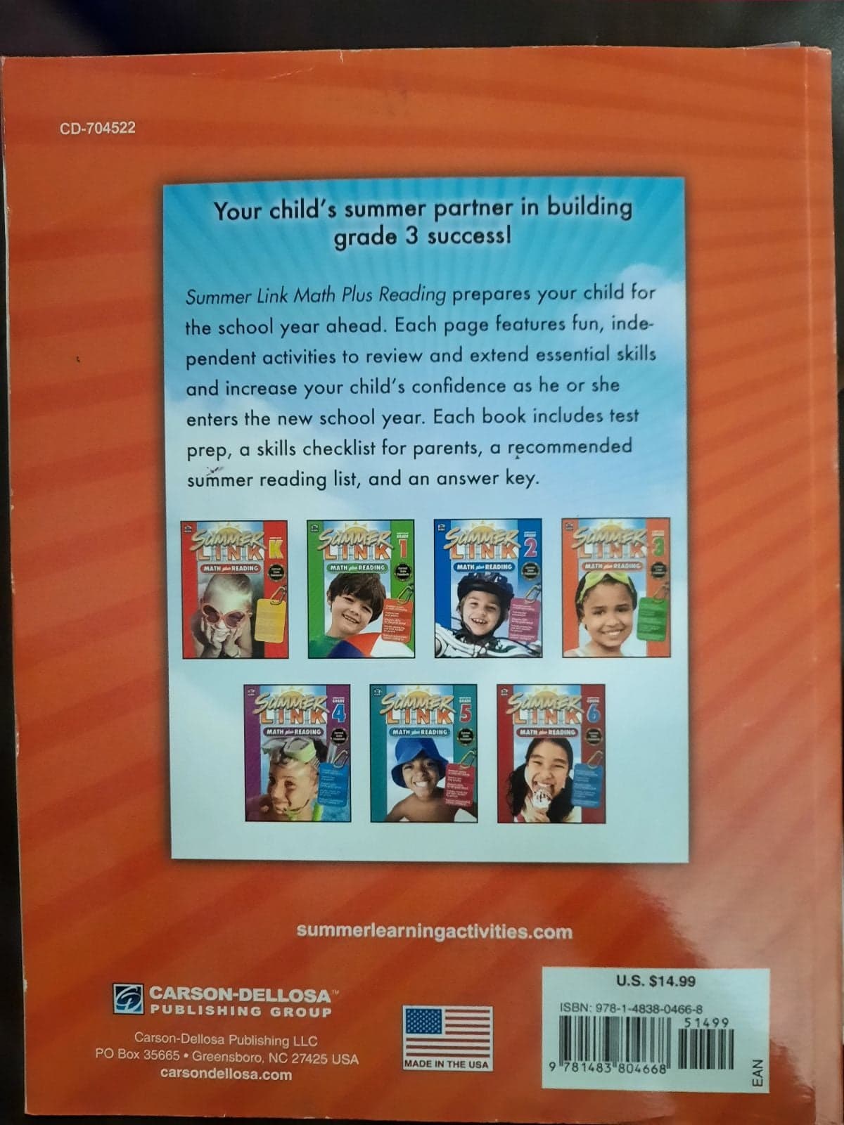 Summer Link: Math plus Reading 3rd - Thumbnail 2