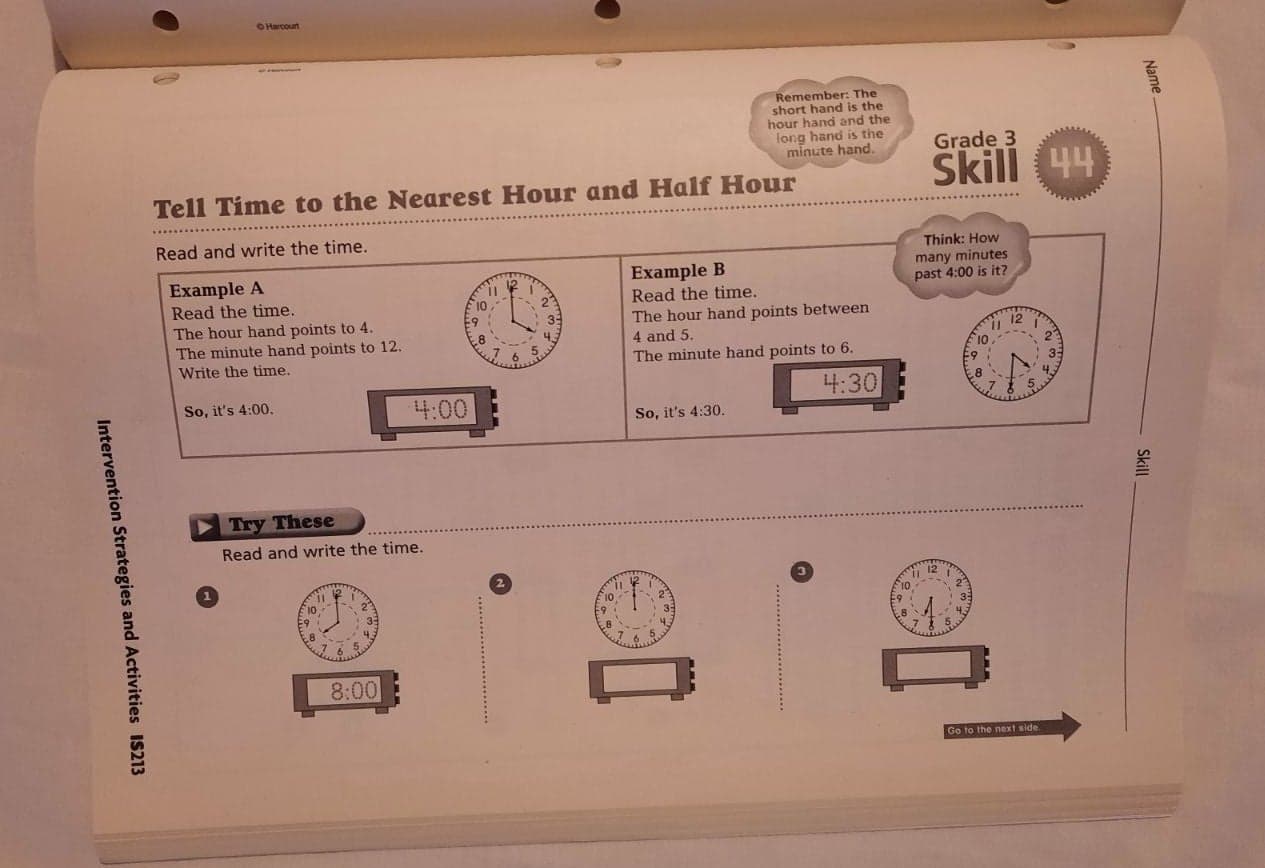 Harcourt Math Intervention Strategies & Activities Kit - Thumbnail 9