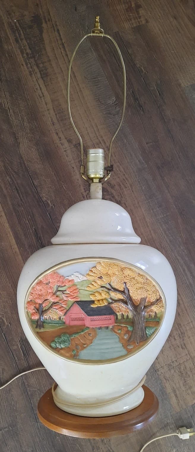 Vintage Hershey Molds Table Lamp - Thumbnail 2