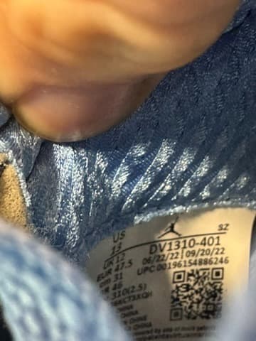Jordan 5 unc blue size 13 - Thumbnail 6