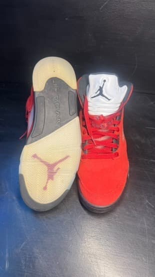 Jordan 5 size 10.5 red - Thumbnail 5