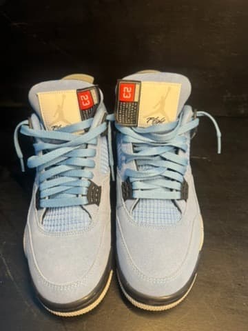 Jordan 4 unc blue size 9 - Thumbnail 4