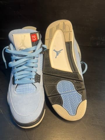 Jordan 4 unc blue size 9 - Thumbnail 5