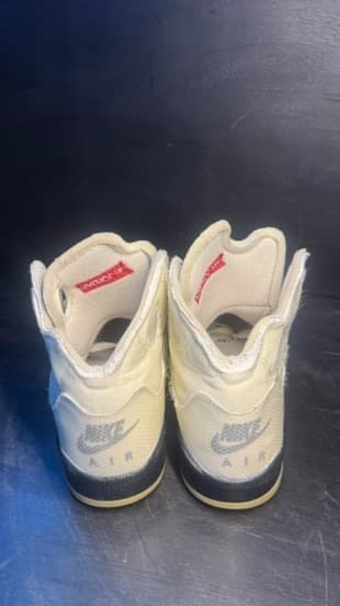 Jordan 5 off white size 12 - Thumbnail 2