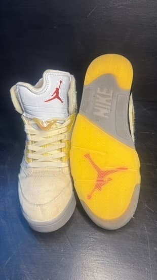 Jordan 5 off white size 12 - Thumbnail 5