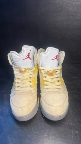 Jordan 5 off white size 12 - Thumbnail 4