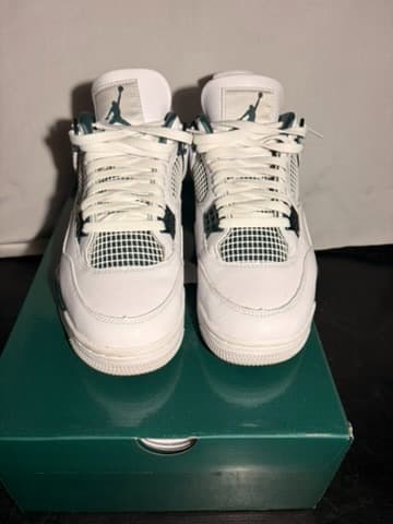 Jordan 4 green with box - Thumbnail 4
