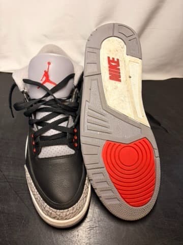 Jordan 3 black cement size 11 - Thumbnail 5