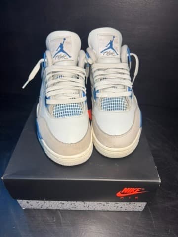 Jordan 4 military blue size 11 - Thumbnail 4