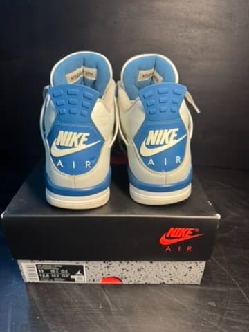 Jordan 4 military blue size 11 - Thumbnail 2