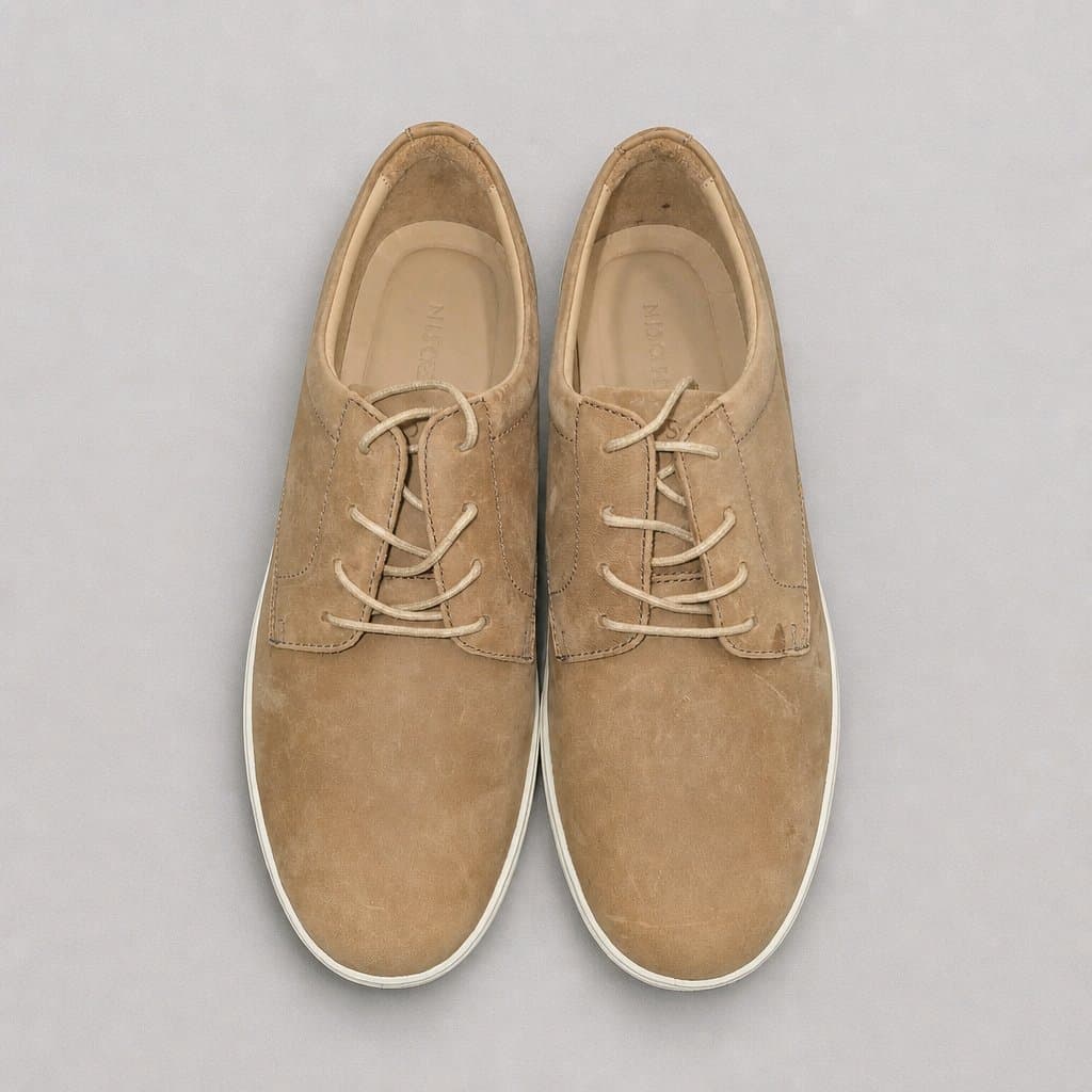 Nisolo Men's Suede Lace-Up Shoes - size 8