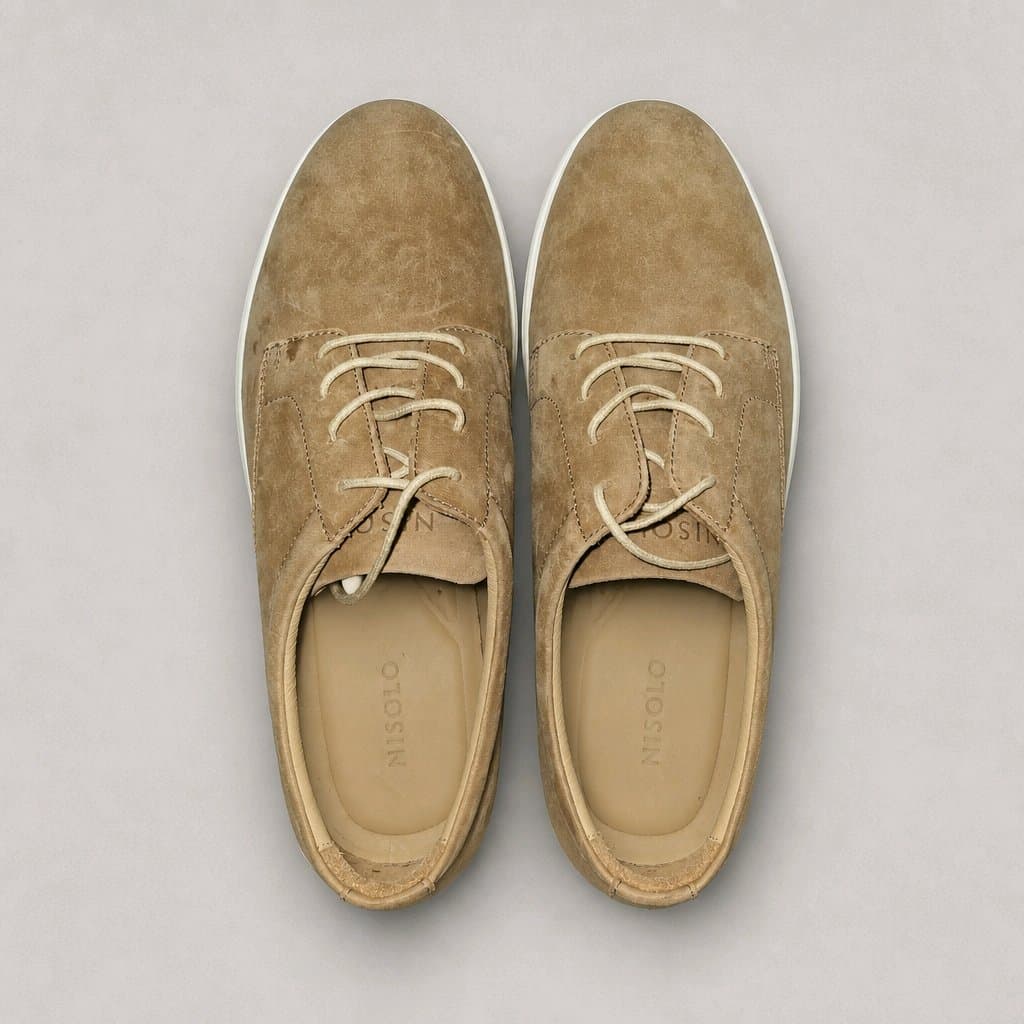 Nisolo Men's Suede Lace-Up Shoes - size 8 - Thumbnail 2