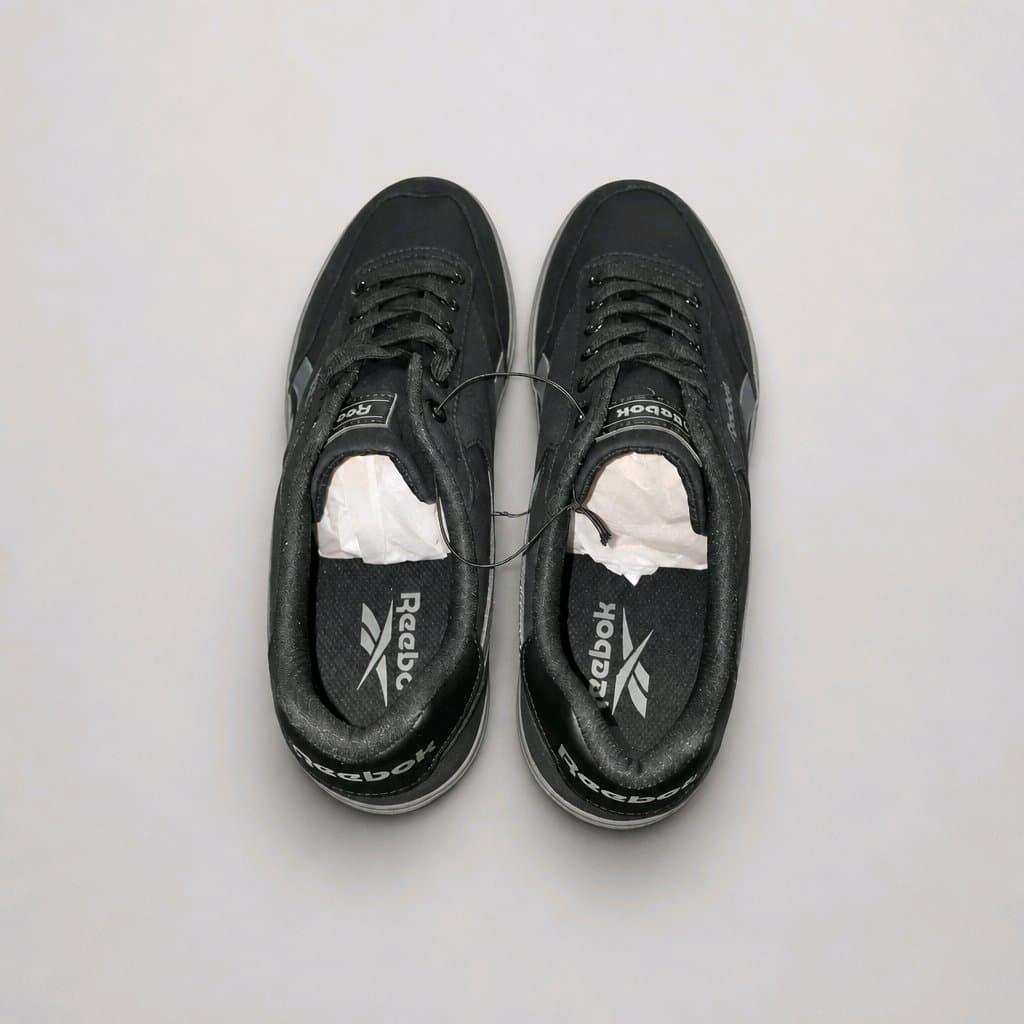 Reebok Men's Classic Sneakers Black Size 8