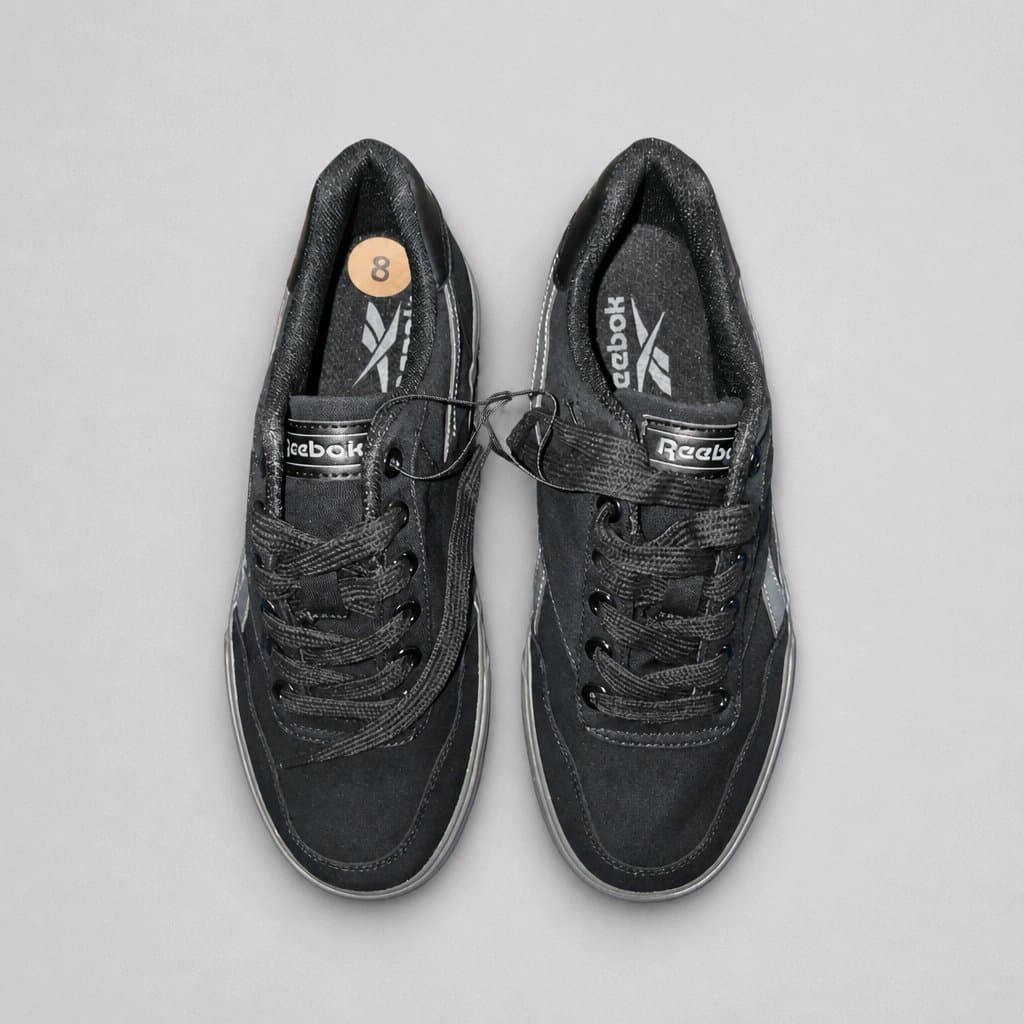 Reebok  Men's Black Sneakers Size 10.5 New - Thumbnail 2
