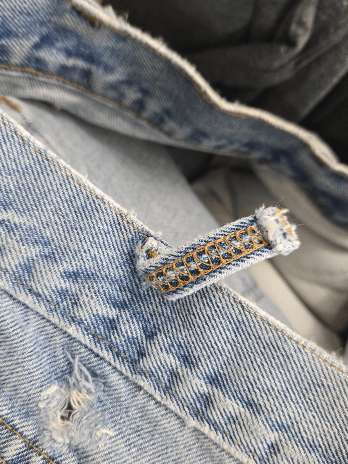 Carhartt Jeans Mens 40x32 Relaxed Fit Blue Denim Cotton Work Distressed - Thumbnail 8