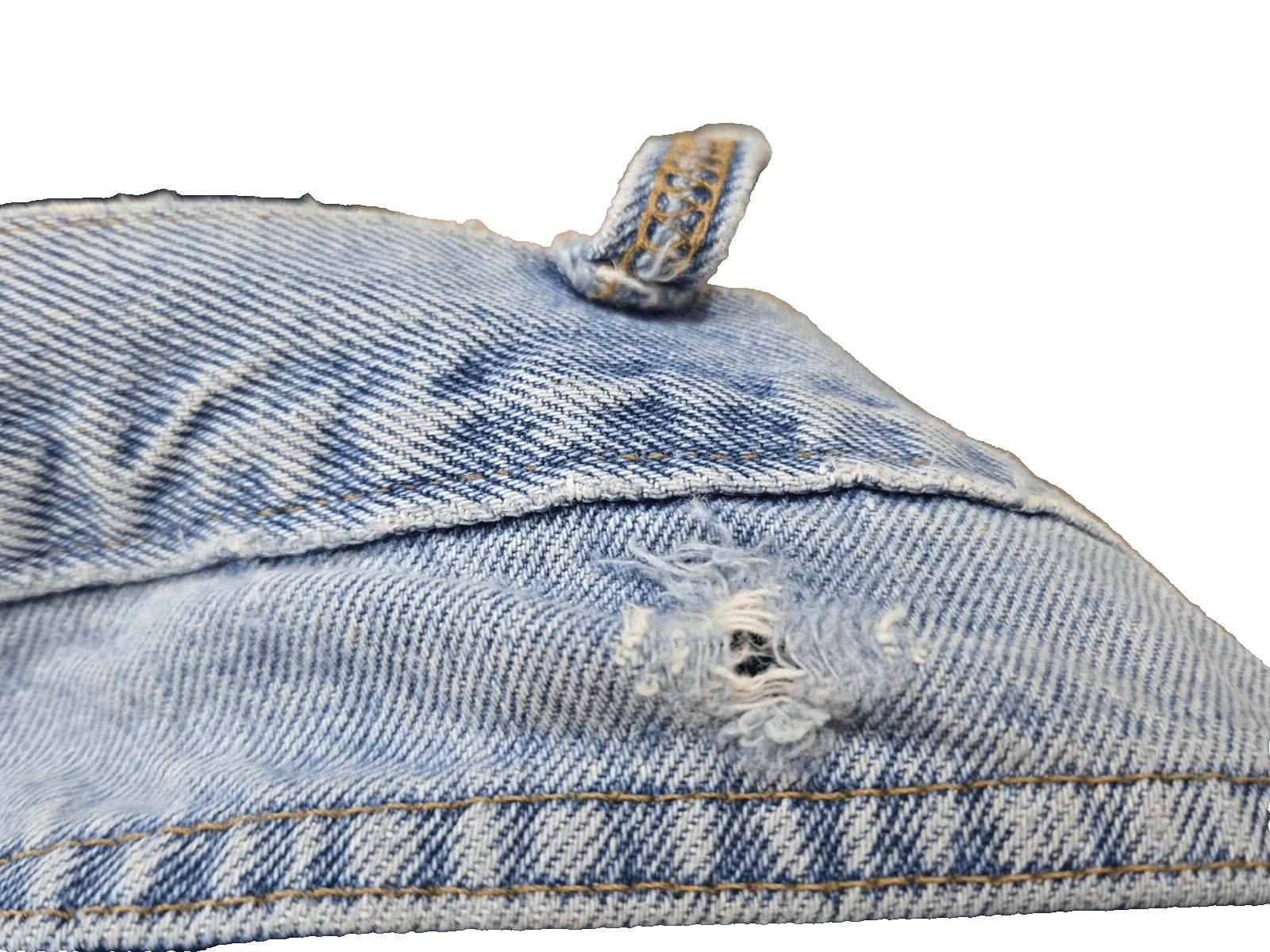 Carhartt Jeans Mens 40x32 Relaxed Fit Blue Denim Cotton Work Distressed - Thumbnail 6