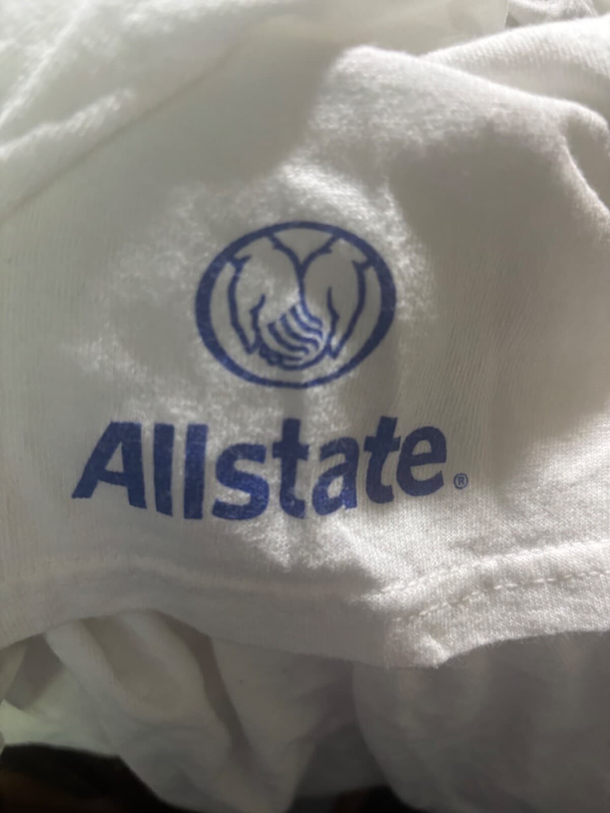 Georgia Football T Shirt Adult L White Delta Pro Weight Allstate Promo - Thumbnail 5