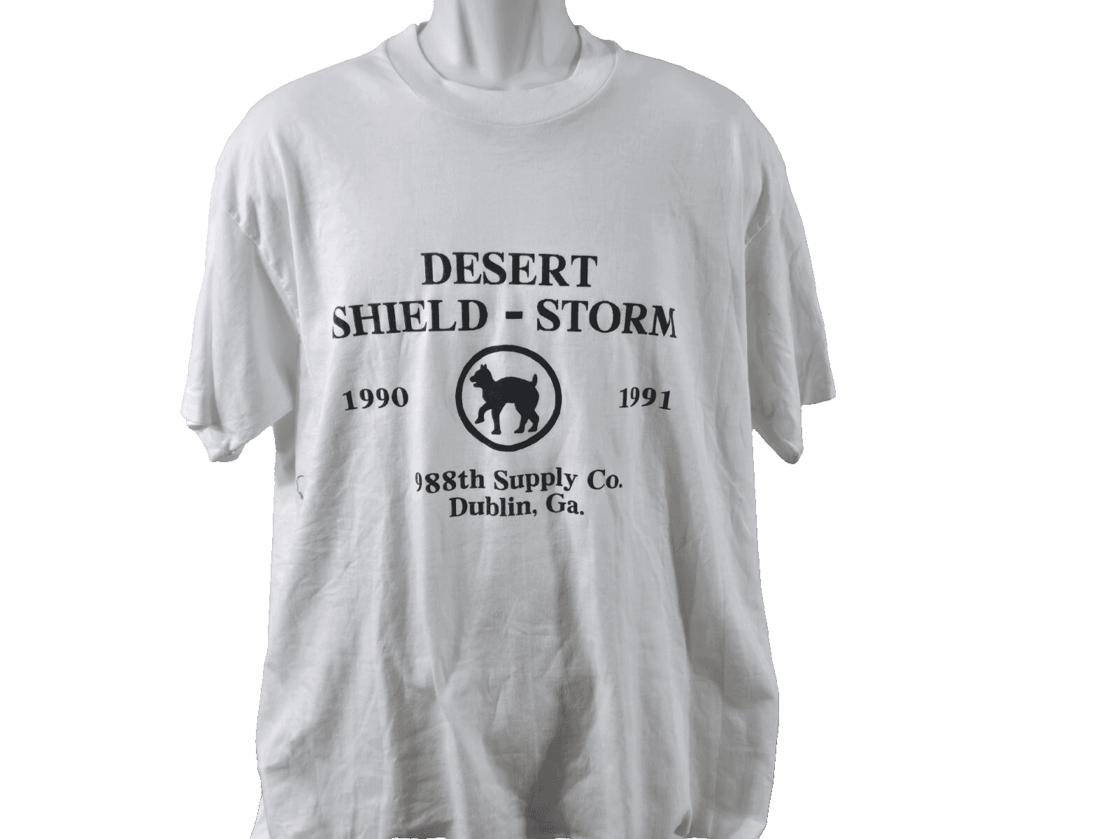 Desert Shield-Storm 1990-1991 988th Supply Company Dublin GA Size XXL Sing Stitc