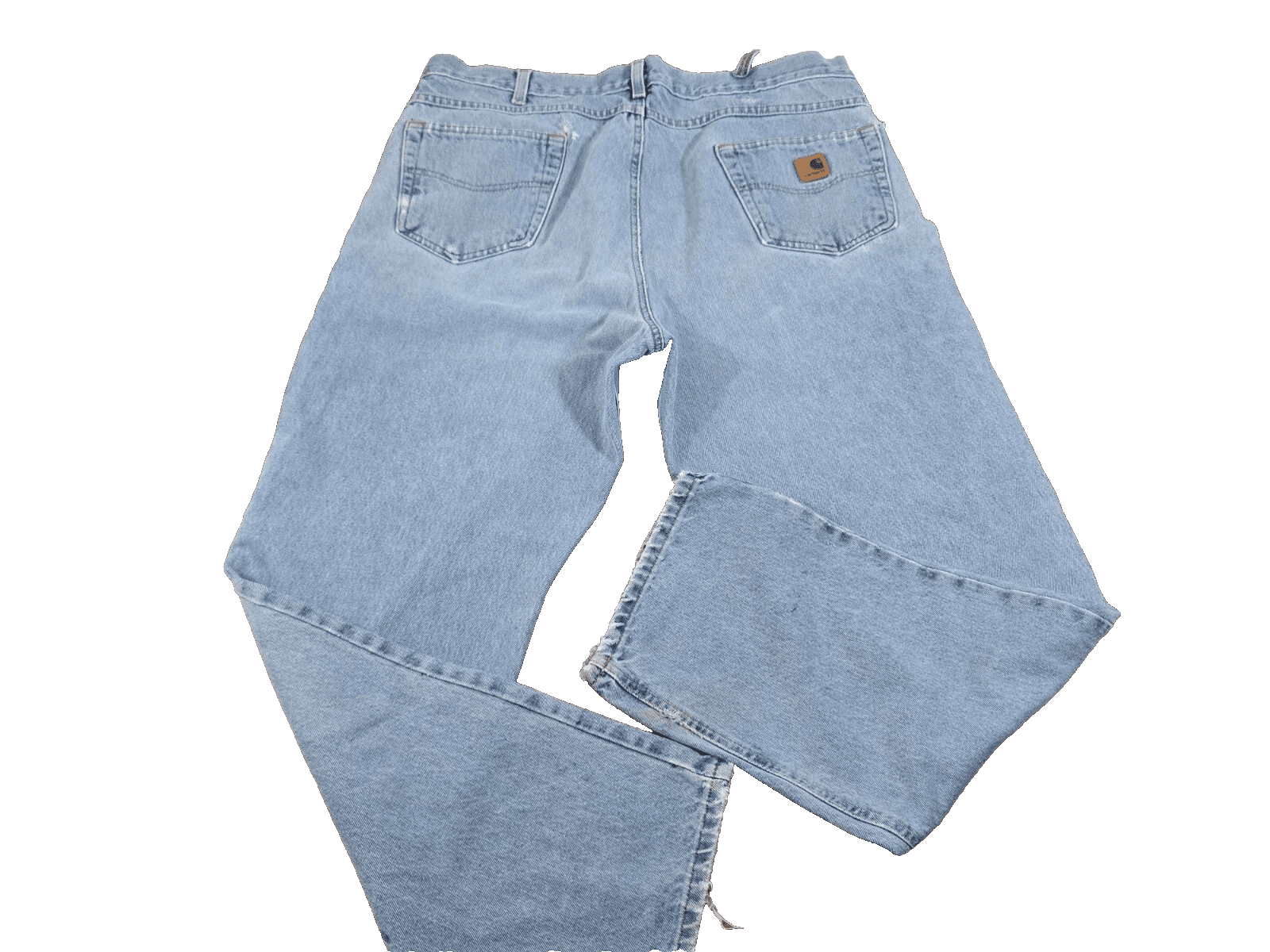 Carhartt Jeans Mens 40x32 Relaxed Fit Blue Denim Cotton Work Distressed - Thumbnail 4