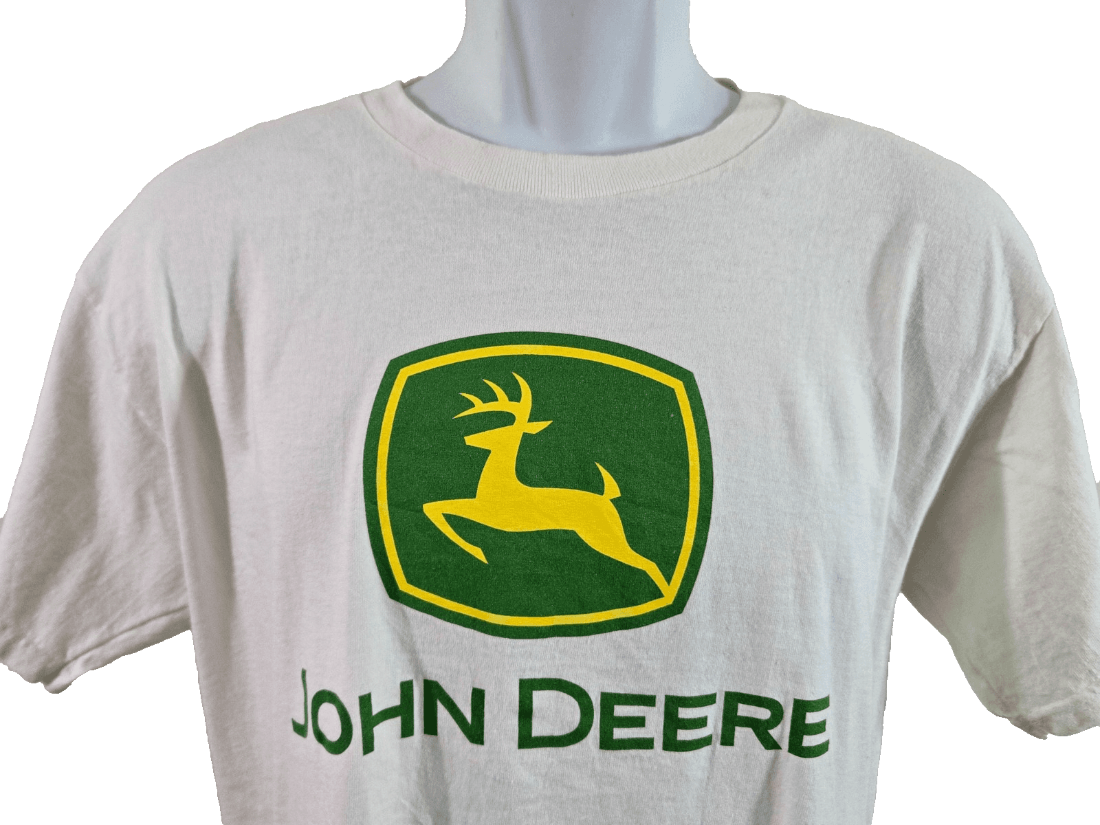 John Deere Fruit Of The Loom Heavy Cotton Tee Shirt Size Large Graphic - Thumbnail 7
