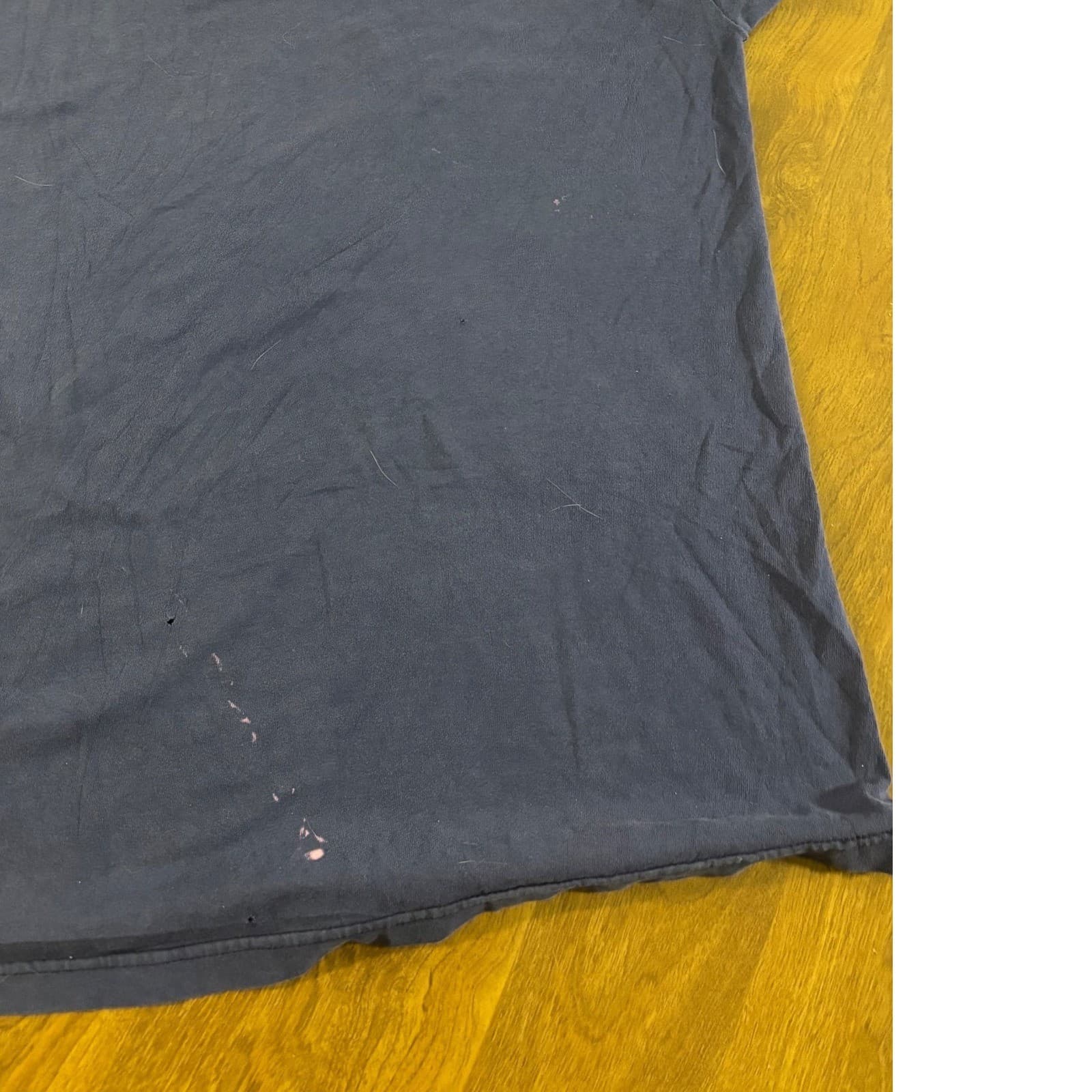 Vintage Adidas T Shirt Mens Large Blue Distressed Logo Graphic Tee 90s USA Tag - Thumbnail 4