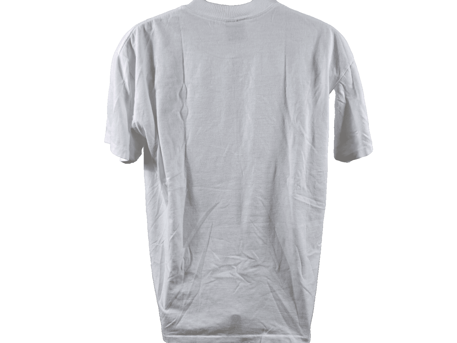 90s Abstract Art The Alamo T Shirt Oneita Power 50 Plus White L Single Stitch - Thumbnail 3