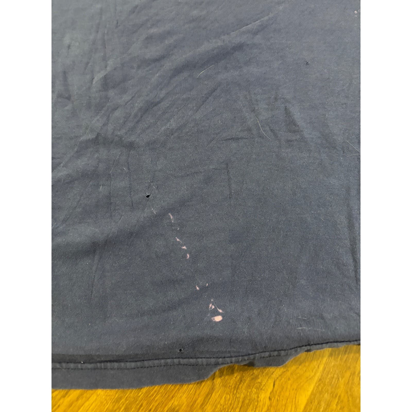 Vintage Adidas T Shirt Mens Large Blue Distressed Logo Graphic Tee 90s USA Tag - Thumbnail 5