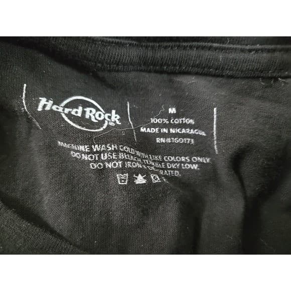 Hard Rock Hotel Casino Tampa Florida Black TShirt Mens Size Medium Cotton - Thumbnail 4