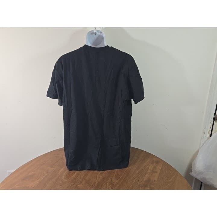 Black Short Sleeve T Shirt White Tiger Graphic Benangge Size XL - Thumbnail 5