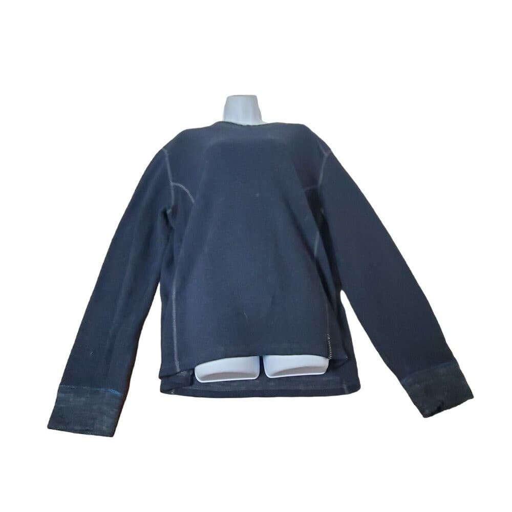pRana Mens Long Sleeve Navy Blue Sweater
