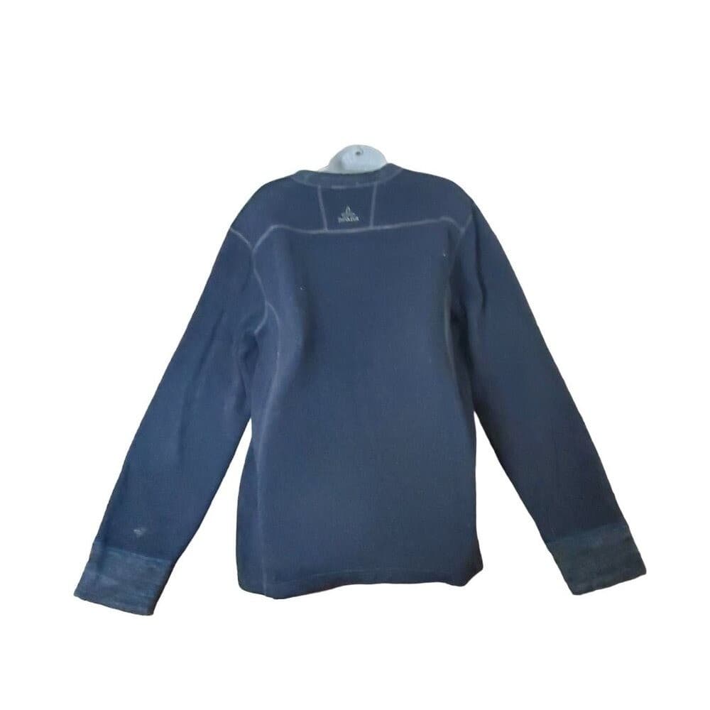 pRana Mens Long Sleeve Navy Blue Sweater - Thumbnail 4