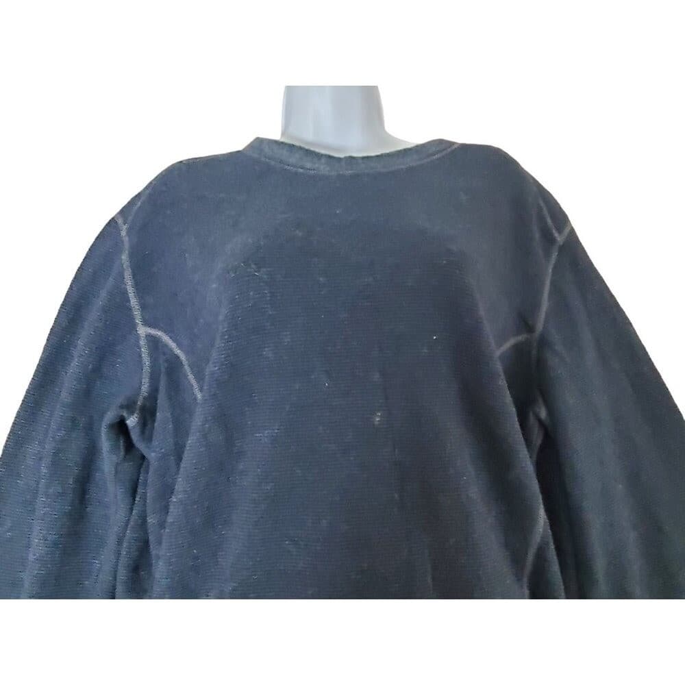pRana Mens Long Sleeve Navy Blue Sweater - Thumbnail 2