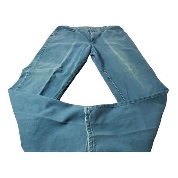 L.L. Bean Vintage Blue Denim Jeans Size 36 X 33 Freeport Maine Made In USA - Thumbnail 3