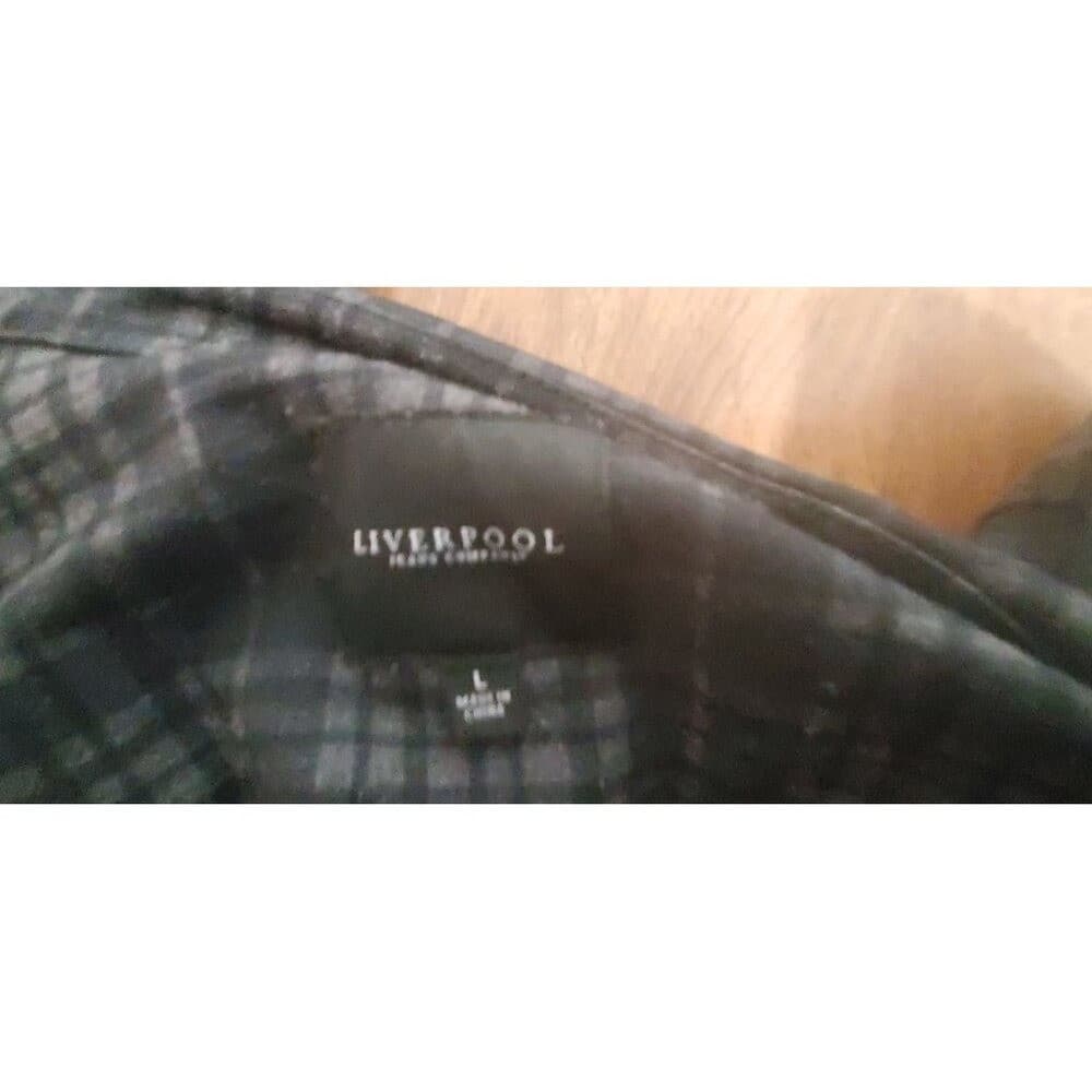 Liverpool Jeans Co Plaid Zip-Up Jacket With Asymmetrical Zipper For Women - Thumbnail 9