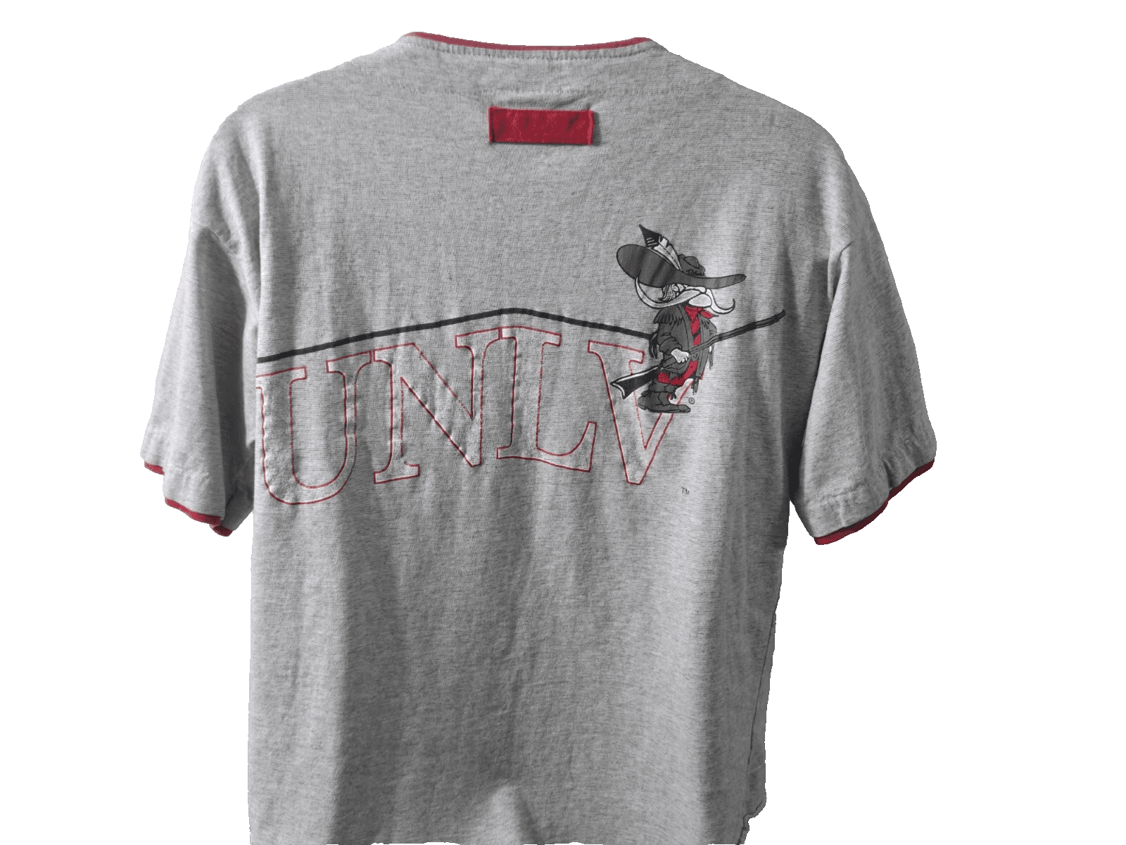 UNLV Runnin REBELS The GAME Jersey Sewn Lettering Vintage 90's Baseball Large - Thumbnail 4