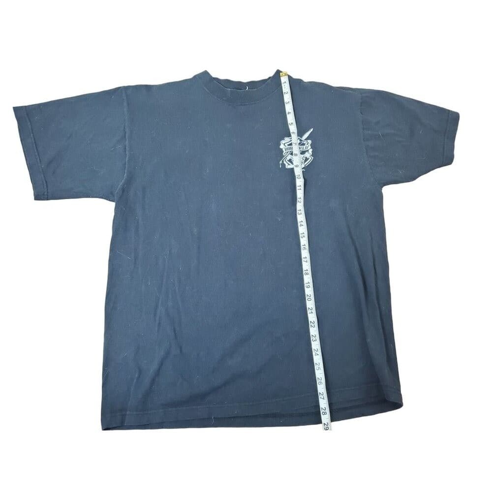 Vintage "Born Wild" Graphic Black T-Shirt With Eagle & "Spirit Of America" Desig - Thumbnail 5