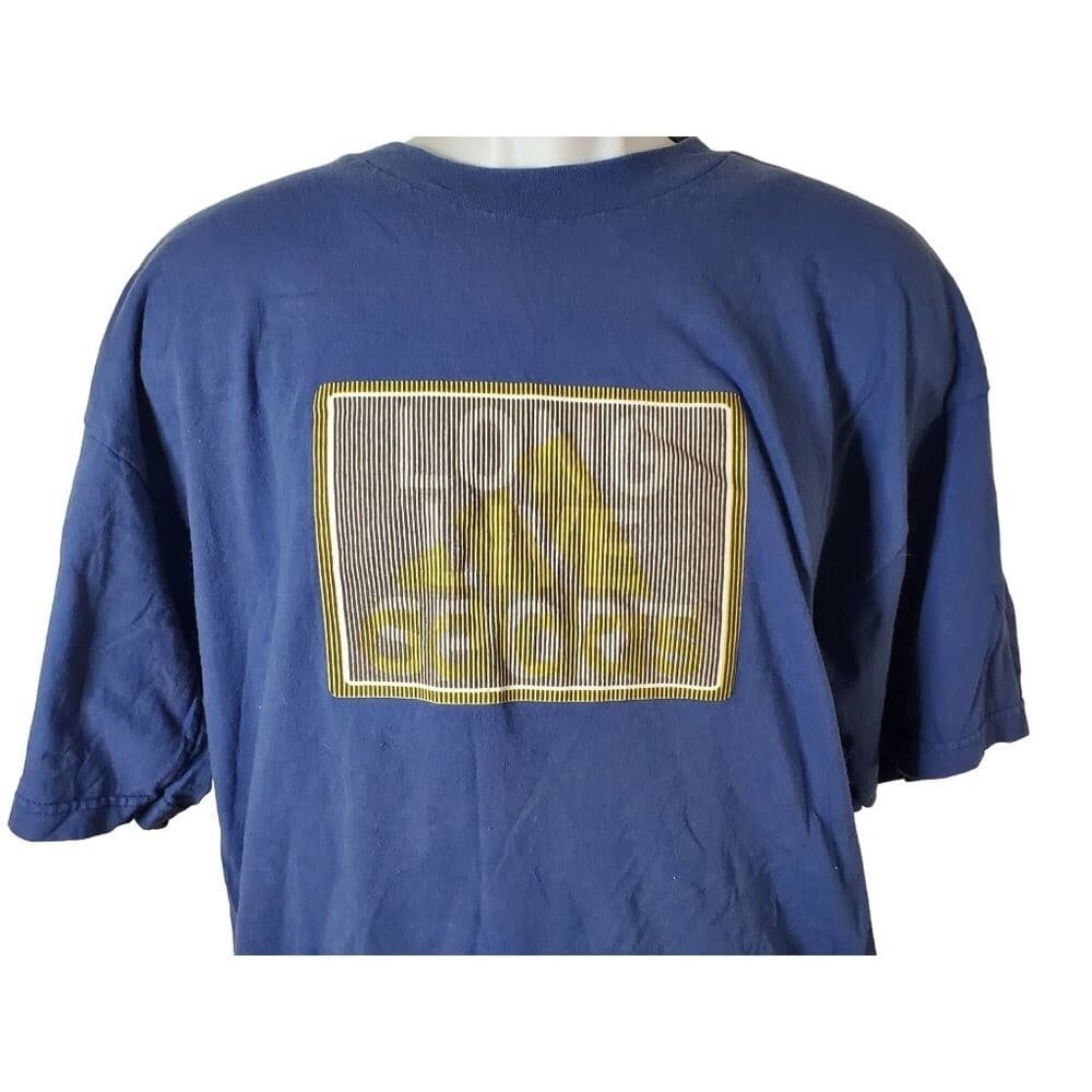 Adidas Blue "Long Live Sport" Graphic T-Shirt L - Thumbnail 2