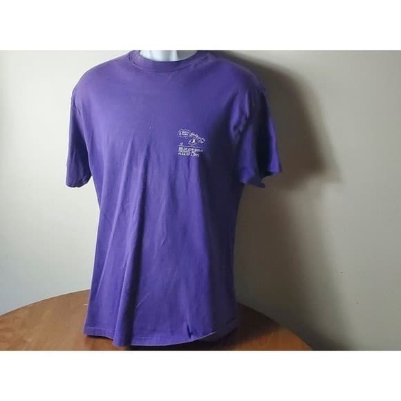 Smashed Beer Can Festival Vintage Tee Shirt Single Stitch - Thumbnail 9