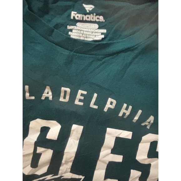 Fanatics Philadelphia Eagles NFL Football Green TShirt Mens 3XL - Thumbnail 4